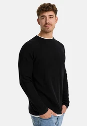 Indicode Strickpullover INVillads Schwarz