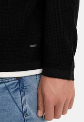Indicode Strickpullover INVillads Schwarz