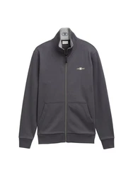 TOM TAILOR Sweatjacke Dunkelgrau/Dunkelblau