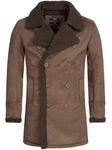 Indicode Kurzmantel Barlow Braun/Dunkelbraun/Khaki/Grau/Beige