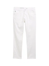 TOM TAILOR Slim-fit Jeans TTJOSH Regular Slim Jeans Weiß/Creme