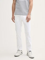 TOM TAILOR Slim-fit Jeans TTJOSH Regular Slim Jeans Weiß/Creme