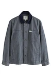 Next Hemdjacke Jacke (1-St) Grau/Blau/Dunkelblau/Hellblau