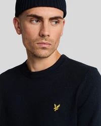 Lyle & Scott Strickpullover Herren Dunkelblau/Blau