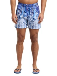 CARLO COLUCCI Shorts Eiberger Blau/Hellblau