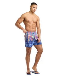 CARLO COLUCCI Shorts Eiberger Mischfarben/Blau/Orange/Rot