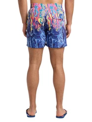 CARLO COLUCCI Shorts Eiberger Mischfarben/Blau/Orange/Rot