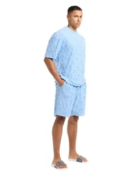 CARLO COLUCCI Shorts Egarter Blau/Hellblau