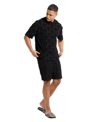 CARLO COLUCCI Shorts Egarter Schwarz/Dunkelblau