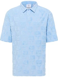 Carlo Colucci Poloshirt Blau/Hellblau