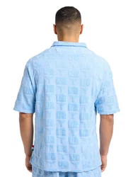 Carlo Colucci Poloshirt Blau/Hellblau