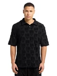 Carlo Colucci Poloshirt Schwarz/Hellblau