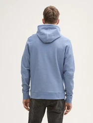 TOM TAILOR Sweatshirt Hoodie Hellblau/Blau/Grau