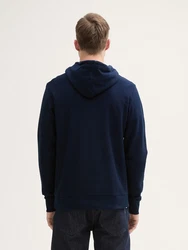 TOM TAILOR Sweatshirt Hoodie Dunkelblau/Hellblau/Blau