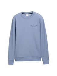 TOM TAILOR Sweatshirt Hellblau/Grau/Blau