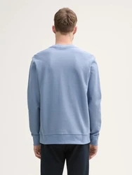 TOM TAILOR Sweatshirt Hellblau/Grau/Blau