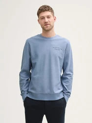 TOM TAILOR Sweatshirt Hellblau/Grau/Blau