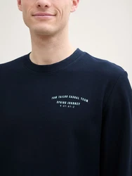 TOM TAILOR Sweatshirt Dunkelblau/Blau