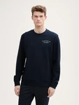 TOM TAILOR Sweatshirt Dunkelblau/Blau