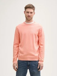 TOM TAILOR Strickpullover Basic Orange/Rosa