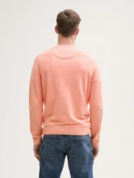 TOM TAILOR Strickpullover Basic Orange/Rosa