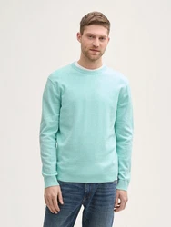 TOM TAILOR Strickpullover Basic Grün/Türkis/Hellblau/Hellgrün