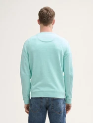 TOM TAILOR Strickpullover Basic Grün/Türkis/Hellblau/Hellgrün