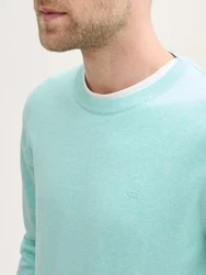 TOM TAILOR Strickpullover Basic Grün/Türkis/Hellblau/Hellgrün