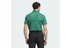 adidas Performance Poloshirt ULTIMATE365 TEXTURED STRIPE Grün/Dunkelgrün