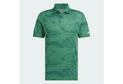 adidas Performance Poloshirt ULTIMATE365 TEXTURED STRIPE Grün/Dunkelgrün
