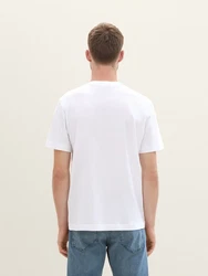 TOM TAILOR T-Shirt Basic T-Shirts  schwarz/weiß