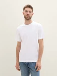 TOM TAILOR T-Shirt Basic T-Shirts  schwarz/weiß