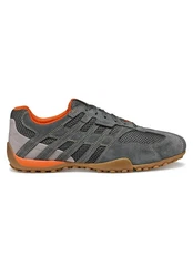 Geox Snake Sneaker Grau/Hellgrau/Dunkelgrau/Orange/Rot