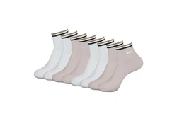 BOSS Kurzsocken SH Socks Stripe CC (4-Paar) Beige/Grau/Lila/Braun/Weiß/Rosa