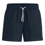 HUGO Badeshorts MAX mit Markenschriftzug Dunkelblau/Blau