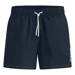 HUGO Badeshorts MAX mit Markenschriftzug Dunkelblau/Blau