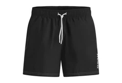 HUGO Badeshorts MAX mit Markenschriftzug Schwarz/Dunkelgrau