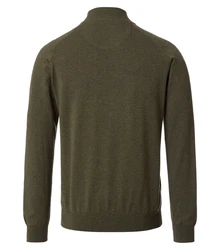 CASAMODA Strickjacke Uni Dunkelgrün/Grün/Khaki