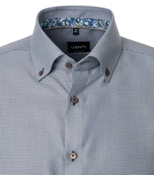 VENTI Businesshemd Blusenshirt B.D. Modern Fit Hellblau/Grau/Dunkelblau/Blau