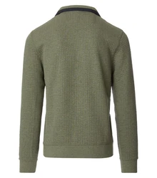 CASAMODA Sweatshirt Sweattroyer uni grün