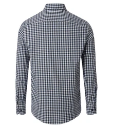 CASAMODA Langarmhemd Casual Fit Hellblau/Rot/Grau/Blau