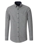 CASAMODA Langarmhemd Casual Fit Dunkelgrün