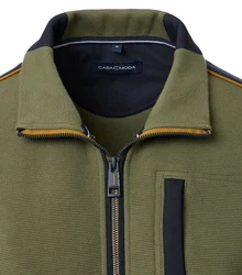 CASAMODA Kapuzensweatshirt Sweatjacke Outdoorjacke 