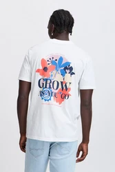 Blend T-Shirt BLEND BHJAFON Weiß/Creme