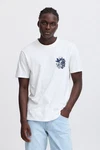 Blend T-Shirt BLEND BHJAFON Weiß/Creme