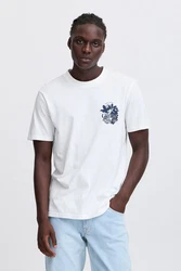 Blend T-Shirt BLEND BHJAFON Weiß/Creme