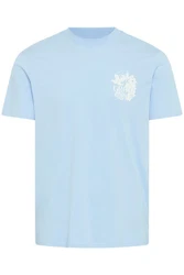 Blend T-Shirt BLEND BHJAFON Blau/Hellblau