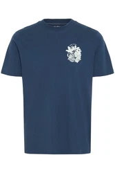 Blend T-Shirt BLEND BHJAFON Blau/Dunkelblau/Hellblau