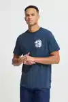 Blend T-Shirt BLEND BHJAFON Blau/Dunkelblau/Hellblau