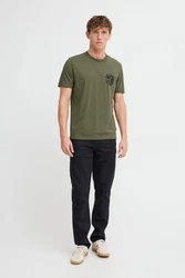 Blend T-Shirt BLEND BHJAFON Dunkelgrün/Khaki/Grün